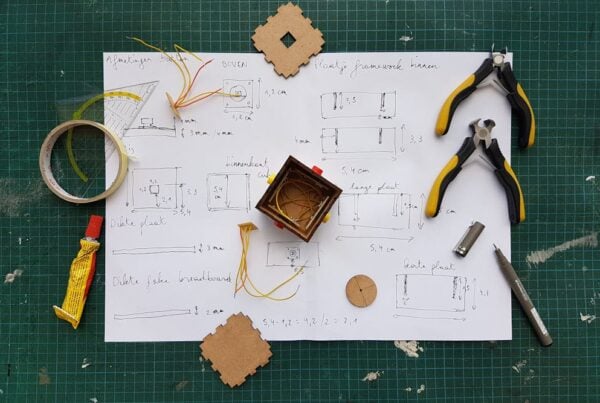 Representational image of a home security system plan